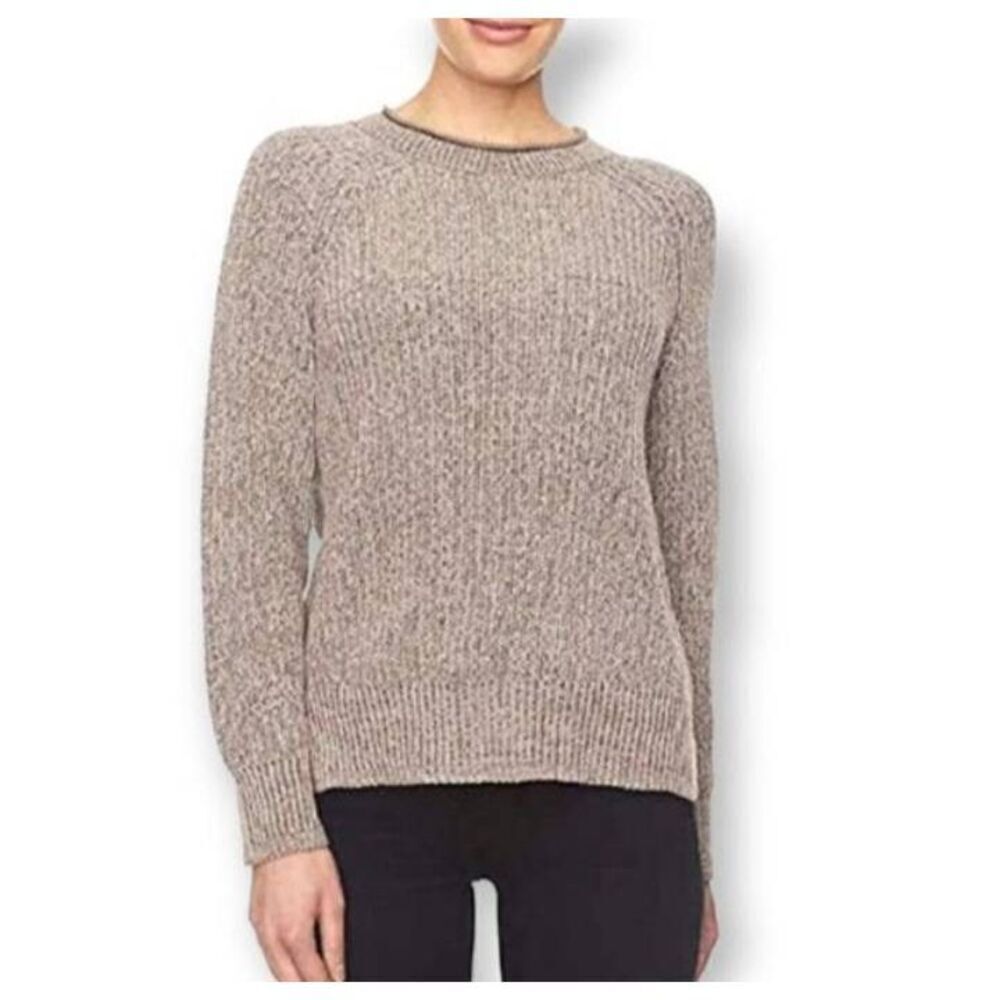 ELLEN TRACY BEIGE/OATMEAL SWEATER SZ.S EUC.